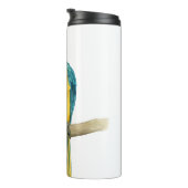 Blauwgroen Macaw Thermosbeker (Geroteerd rechts)