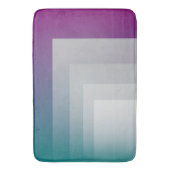 Blauwgroen magenta grijs badmat (Voorkant Verticaal)