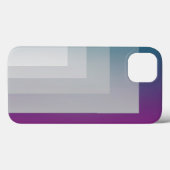 Blauwgroen magenta grijs Case-Mate iPhone case (Achterkant (horizontaal))