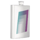 Blauwgroen magenta grijs flacon (Rechts)