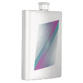 Blauwgroen magenta grijze driehoeken flacon (Rechts)