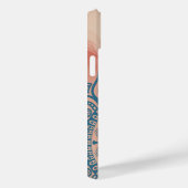 Blauwgroen Mandala Case-Mate iPhone Case (Achterkant / Rechts)