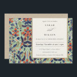 Blauwgroen marine Classy Floral Peacock Vow Renew Kaart<br><div class="desc">Als u nog meer aanpassingen nodig hebt,  kunt u mij op yellowfebstudio@gmail.com vrij klikken.</div>
