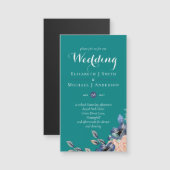 Blauwgroen marinesnooraalbruiningen (Voorkant / Achterkant)