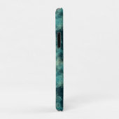 Blauwgroen Marmer Abstract Case-Mate iPhone Case (Achterkant/rechts)