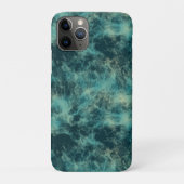 Blauwgroen Marmer Abstract Case-Mate iPhone Case (Achterkant)