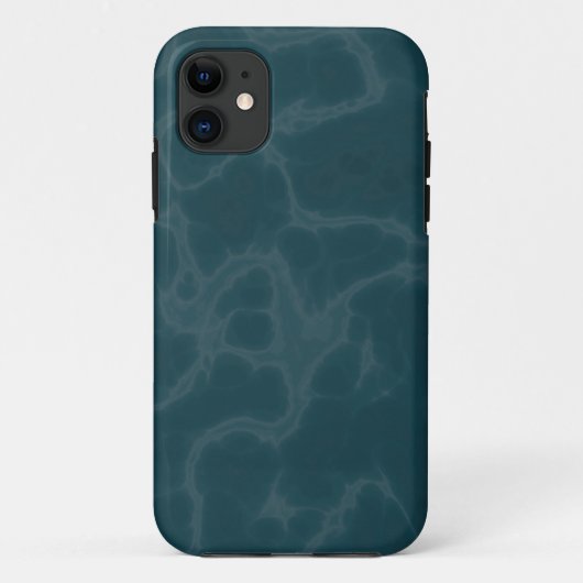 Blauwgroen marmer Case-Mate iPhone case (Achterkant)