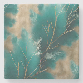 Blauwgroen Marmeren Onderzetters – Home Decor Onde