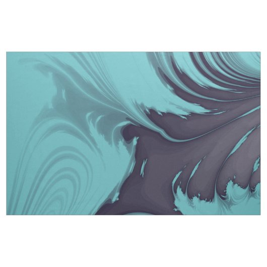 Blauwgroen marmeren stof (Yard (91,4 cm))