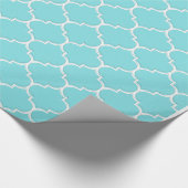 Blauwgroen Marokkaans pakpapier (Hoek)