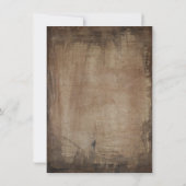 Blauwgroen Mason Jar Rustieke Bruidsdouche Uitnodi Kaart (Achterkant)