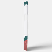 blauwgroen meisje met Afro met een roze zonnebril Case-Mate iPhone Case (Achterkant / Rechts)