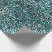 Blauwgroen mermaid Sparkle Cadeaupapier (Hoek)