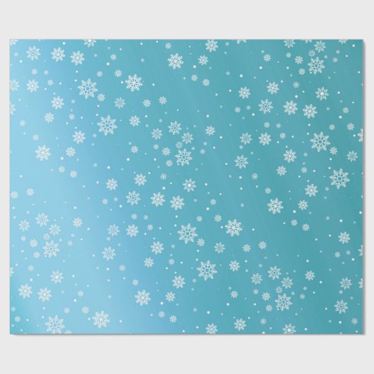 Blauwgroen metaaleffectknipsel- en opvulpapier cadeaupapier (Vlak)