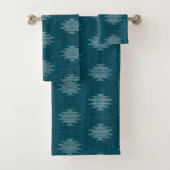 Blauwgroen Mirage Bad Handdoek (Insitu)