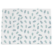 Blauwgroen Mistletoe vakantie Groot Cadeauzakje