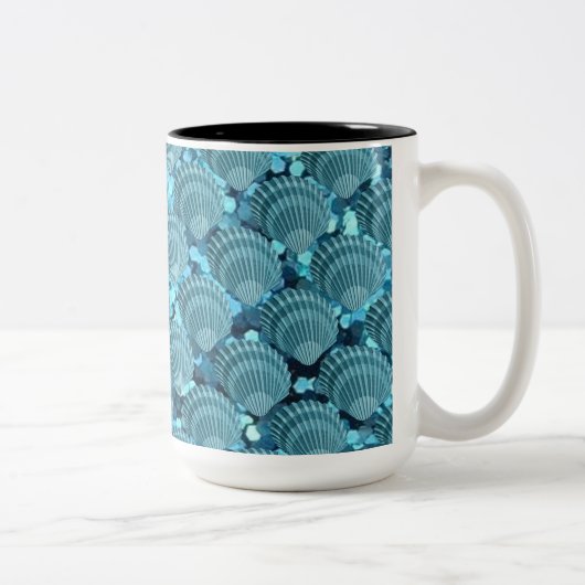 Blauwgroen Mok met reservenaad (Rechts)