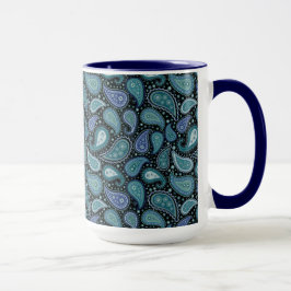  Blauwgroen Mok van Paisley Blue