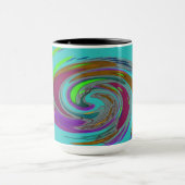 Blauwgroen Mok voor whirlwind Design Monogram (Midden)