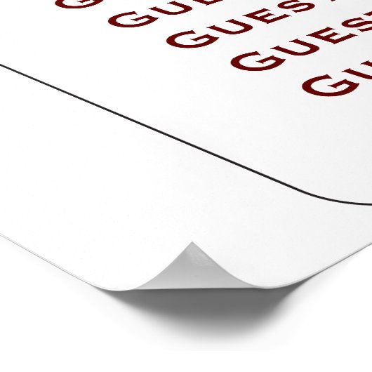 Blauwgroen monogram 💍 Moderne geometrische zithoe Poster (Hoek)