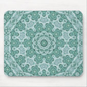 blauwgroen mousepad muismat (Voorkant)