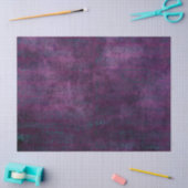 Blauwgroen muzieknotities over Paarse ontkoppeling Tissuepapier (Craft)