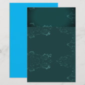 Blauwgroen n lichtblauw papier — Stationspeelplaat (Voorkant / Achterkant)