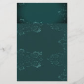 Blauwgroen n lichtblauw papier — Stationspeelplaat (Voorkant)