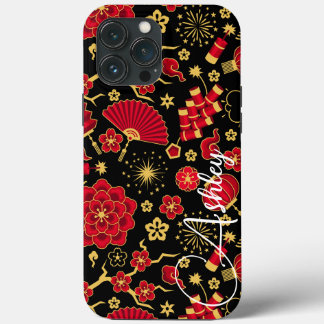 Blauwgroen naam Modern Floral Shadow Case-Mate iPhone Case