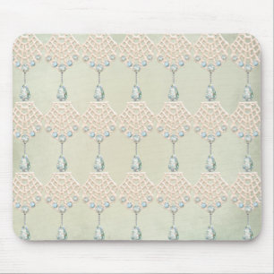 blauwgroen neushoorns voor de winterzijde Victori Muismat