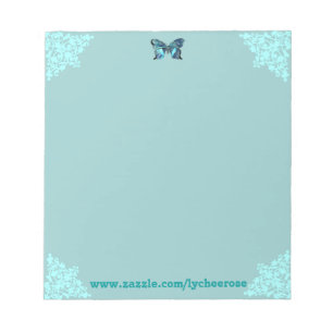 blauwgroen noteblok notitieblok