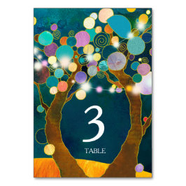 Blauwgroen nummer van de zwemtafel kaart