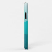 Blauwgroen ombré-bergen Case-Mate iPhone case (Achterkant/rechts)