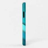 Blauwgroen Ombre Case-Mate iPhone Case (Achterkant/rechts)