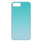Blauwgroen Ombre Case-Mate iPhone Case (Achterkant)