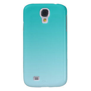 Blauwgroen Ombre Galaxy S4 Hoesje