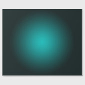 Blauwgroen Ombre Groen Gradient Modern Minimalisti Cadeaupapier (Vlak)