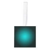 Blauwgroen Ombre Groen Gradient Modern Minimalisti Decoratie (Voorkant)