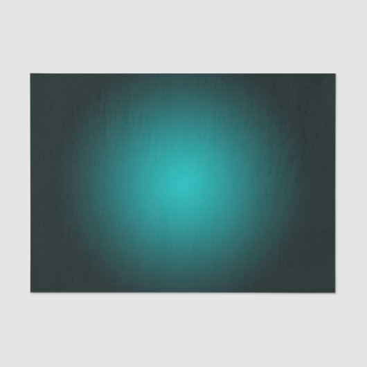 Blauwgroen Ombre Groen Gradient Modern Minimalisti Tissuepapier (Voorkant)