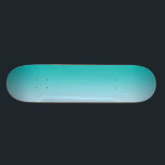 Blauwgroen Ombre Skateboard<br><div class="desc">Blauwgroen raad van bestuur van Ombre Schaats</div>