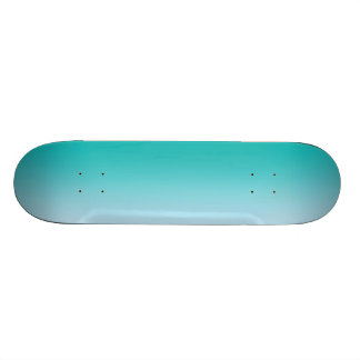 Blauwgroen Ombre Skateboard
