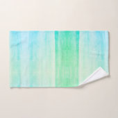 Blauwgroen Ombre Waterverf Bath Towels Bad Handdoek (Handdoek)