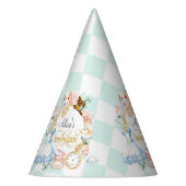 Blauwgroen, Onederland eerste verjaardag, Alice th Feesthoedjes (Links)