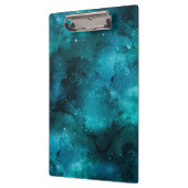 Blauwgroen ontwerp uit de galaxreeks 7 klembord (Links)