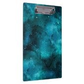 Blauwgroen ontwerp uit de galaxreeks 7 klembord (Rechts)