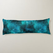 Blauwgroen ontwerp uit de galaxreeks 7 lichaamskussen (Achterkant)