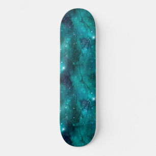 Blauwgroen ontwerp van de galaxreeks 8 persoonlijk skateboard