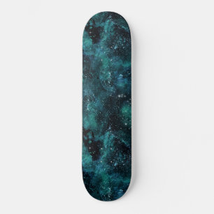 Blauwgroen ontwerp van de sterrenreeks 4 persoonlijk skateboard