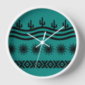 Blauwgroen ontwerp voor het zuidwesten en zwarte w (Voorkant)