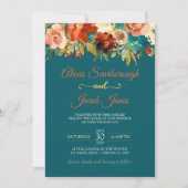 Blauwgroen, Oranje en goudbekentenis Kaart (Voorkant)